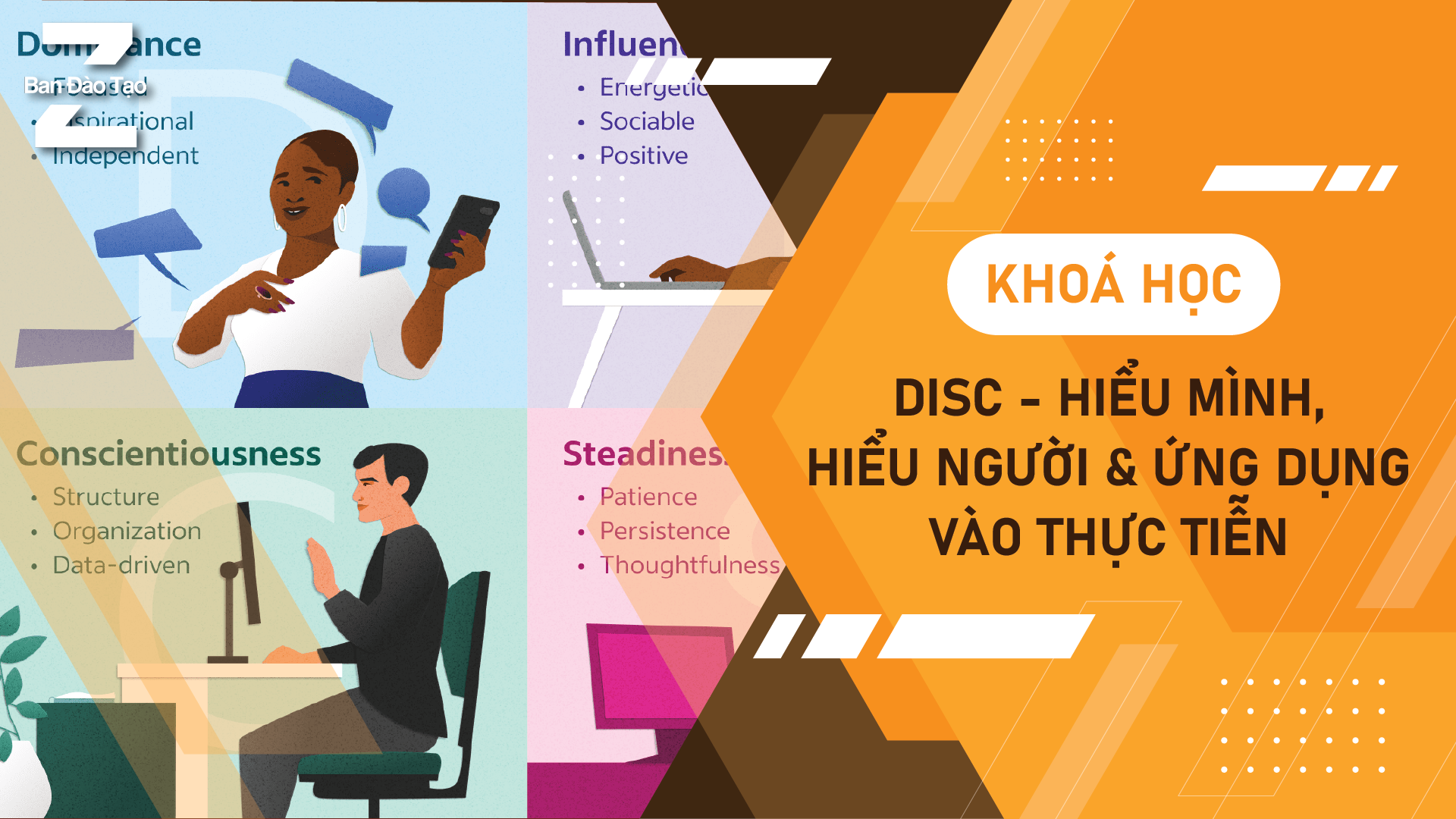 DISC - HIỂU MÌNH, HIỂU NGƯỜI VÀ ỨNG DỤNG VÀO THỰC TIỄN
